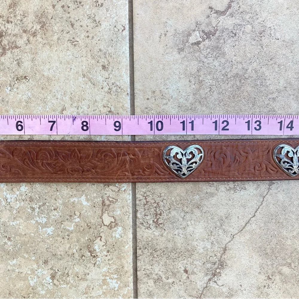 Justin Western Heart Belt 26”